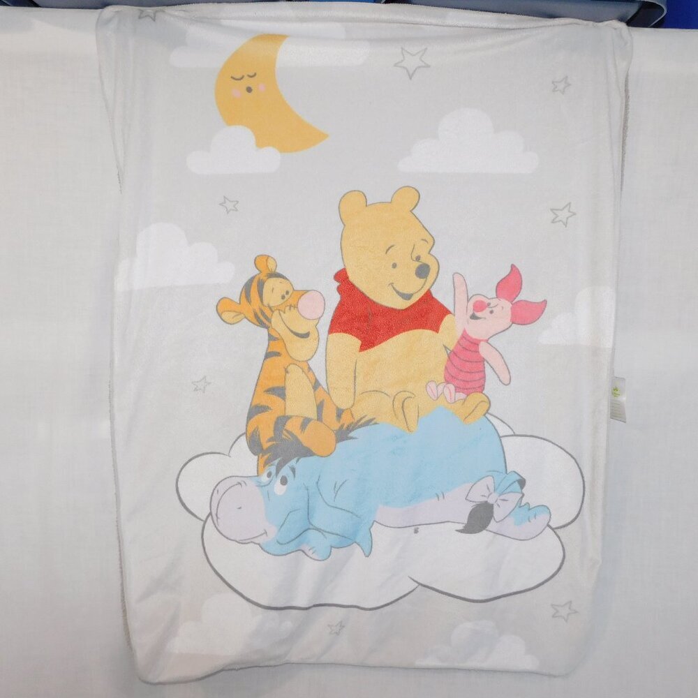 Disney Baby Winnie the Pooh and Friends Plush Sherpa Fleece Blanket 30" x 40"